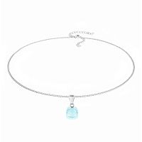 Колье Qudo FIRENZE (S) Aquamarine, 107000/48-6002