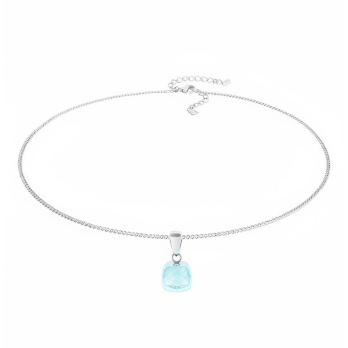 Колье Qudo FIRENZE (S) Aquamarine, 107000/48-6002