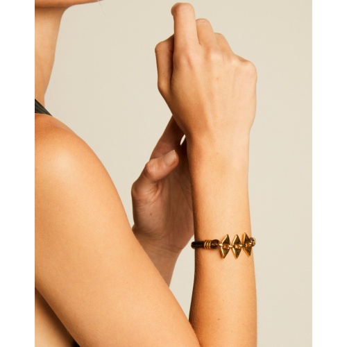 Браслет VIDDA, Dune, кожаный, металл, VD24.1-01898 серебристый фото 3