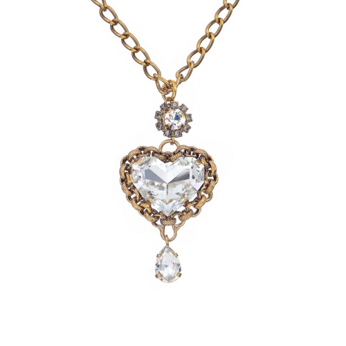 Колье Celeste G, с кристаллами Swarovski и фианитами, CS26.1-2237 хрустальный фото 2
