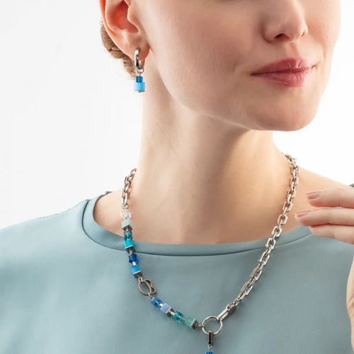 Серьги Coeur de Lion Blue-Turquoise, 4712/21-0706 фото 4