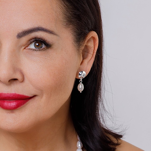 Серьги Fiore Luna Pearle, AL1005 S фото 4