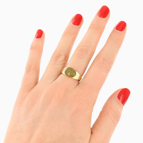 Кольцо TARATATA, Ringo, разъемное, с цветной смолой, TT-E25-09422-207 зеленый фото 3