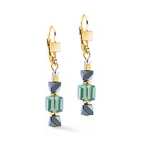 Серьги Coeur de Lion Green-Turquoise, 4243/20-0506