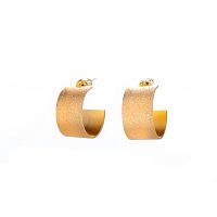Серьги Dansk Copenhagen, Anastazia, полукольца, DNSK26.1-3C2407011 золотистый
