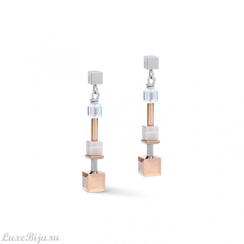 Серьги Coeur de Lion Rosegold-Silver, 5061/21-1631