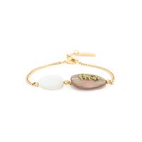 Браслет Nature Bijoux, Calliope, с перламутром и золотистый нитью, NB25.1-13-44091 золотистый