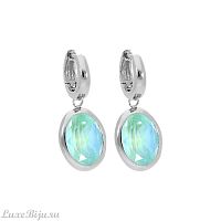 Серьги Qudo Creole TIVOLA small (S/P) Silky sage delite, 310692