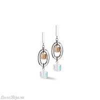 Пусеты Coeur de Lion Grey-Beige, *4520/21-1210