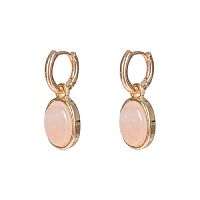 Серьги Fiore Luna ROSE QUARTZ, LE1202 R/G