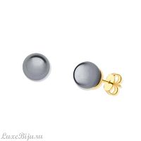 Пусеты Possebon White Pearl A0656.1 BW/G