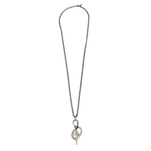 Колье Tra-la-ra, Infinity, с подвеской и вставкой из смолы, TLR23-231P205 белый