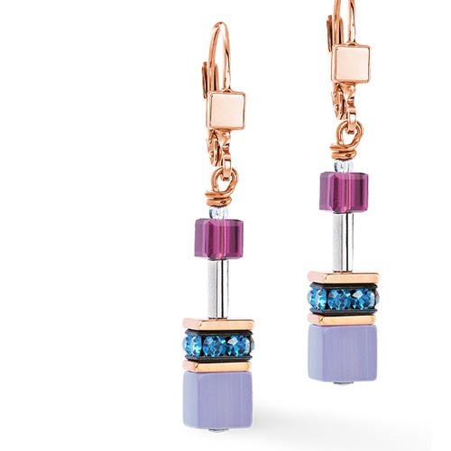 Серьги Coeur de Lion Purple-Blue, 2838/20-0807 фото 2