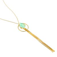 Колье Catherine Bijoux, Aurora crystal, с кристаллом, CB26.1-5682AG розовый