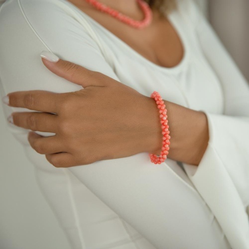 Браслет Lanzerotti, Anne with an E, с кораллом, LZ-25.08-261 розовый фото 3