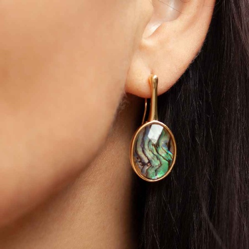 Серьги Possebon Abalone, A9067.14 G фото 2