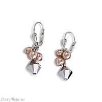 Серьги Coeur de Lion Rose-Gold 4871/20-1620