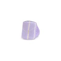 Кольцо Nature Bijoux, Rainbow ficus, акриловое, со смолой, NB25.1-19-25766 сиреневый, 17,5