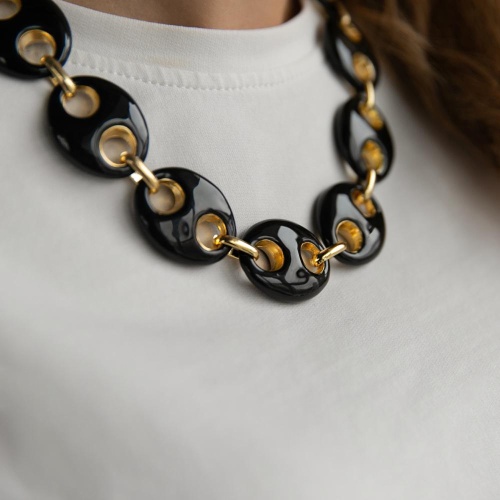 Колье Francesca Bianchi, с эмалью, FB25.2-BS19 черный фото 2