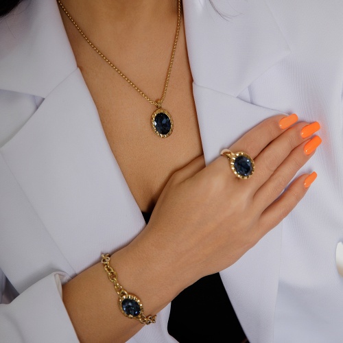 Колье Qudo TIVOLA UNICA big (G/P) Montana 3cm, 420507 фото 7