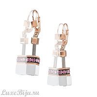 Серьги Coeur de Lion Light Rose, 4013/20-1920