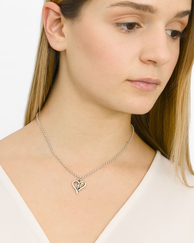 Колье Tra-la-ra, Pasion, с сердцем, TLR24-241P202 золотистый фото 2