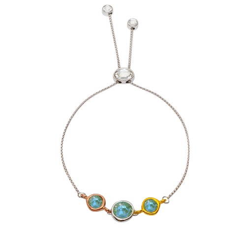 Браслет Fiore Luna Green colors, C2101SW-B01.16 G/MIX