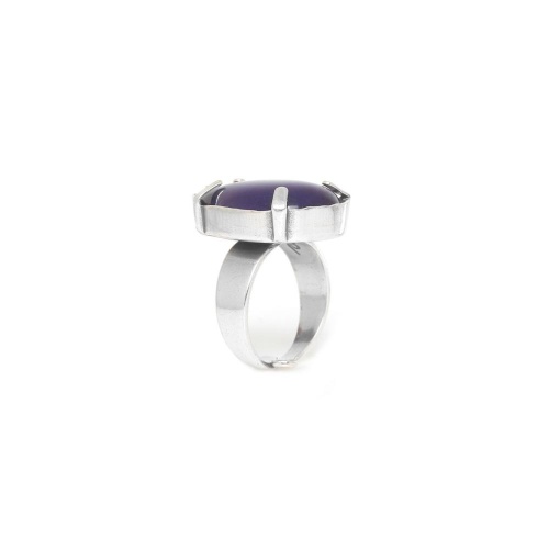Кольцо Nature Bijoux, Gotborg, разъемное, с ракушкой Capiz в смоле, NB25.2-19-25920 фиолетовый фото 4
