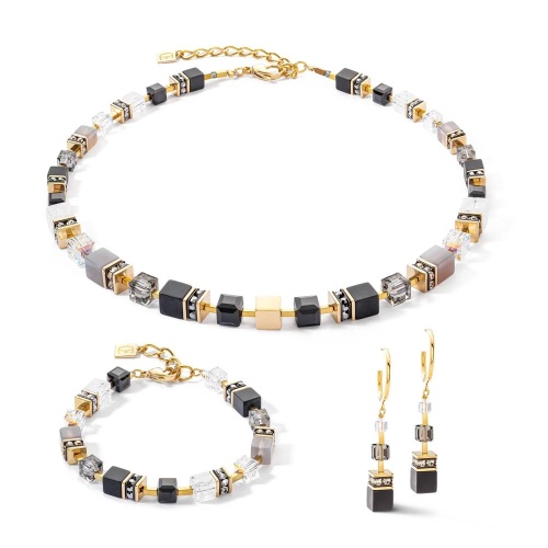 Серьги Coeur de Lion Black-Gold, 3039/21-1316 фото 4