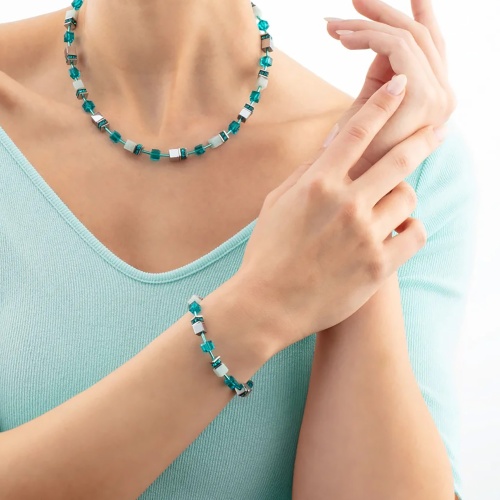 Браслет Coeur de Lion Dark Green-Silver, 4010/30-0548 фото 4