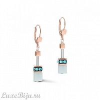 Серьги Coeur de Lion Aqua-Beige, 4905/20-2010