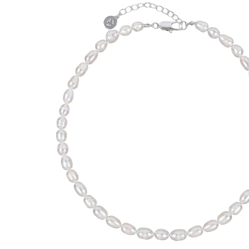 Колье Fiore Luna String of Pearls Сarabiner, BL4514 S фото 3