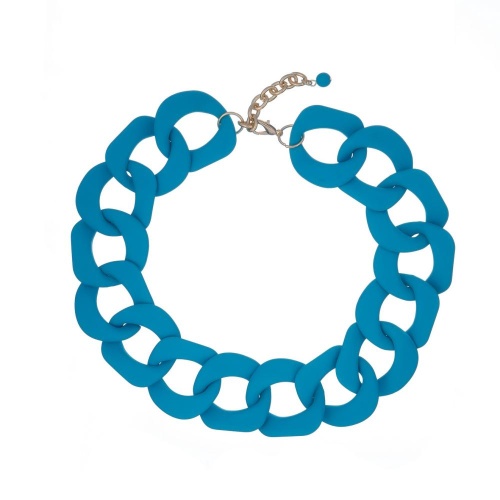 Колье Moon Paris, Lorian, со звеньями из каучука, ML-24.03-004 голубой