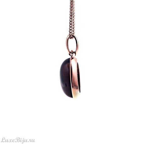 Колье Qudo Halskette Alina smoky quartz 200029 RG фото 3