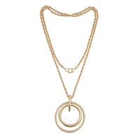 Колье Fiore Luna 2 Кольца, LN5127 RG