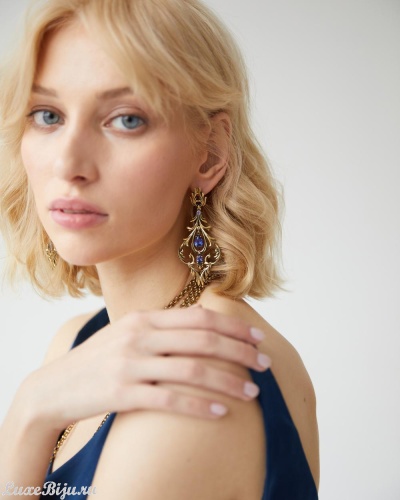 Серьги Fiore di Firenze OR1540 TANZANITE фото 12