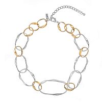 Колье Dansk Copenhagen, Elysian, двухцветный металл, DNSK25.2-9C2507006 серебристый