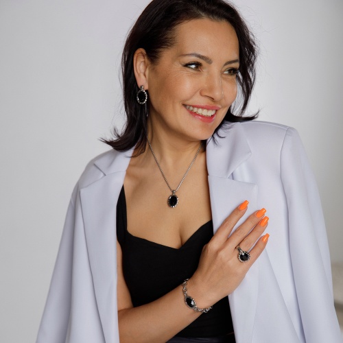 Браслет Qudo TIVOLA UNICA big (S/P) Jet, 189512 фото 7