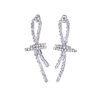 Серьги Moon Paris, Bohemia, с узлом и кристаллами, MB-26.01-014 хрустальный