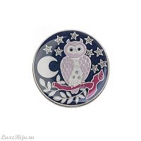 Брошь Clara Bijoux сова F25151.1 V