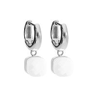 Серьги Qudo FIRENZE (S) White, 107000/20-5420