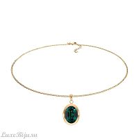 Колье Qudo TIVOLA big G emerald, 404549.1 G/G