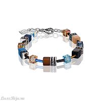 Браслет Coeur de Lion Blue-Brown-beige 2838/30-0732