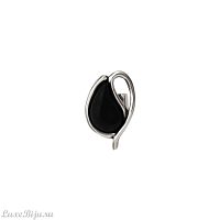 Кольцо Tra-la-ra, Infinity, разъемное, со вставкой из смолы, TLR23-231P301 черный