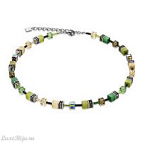 Колье Coeur de Lion Green-Olive 2838/10-0535