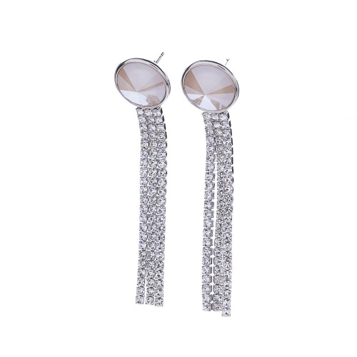 Серьги Moon Paris, Ringo, с кристаллами, MR-22.03-063 бежевый