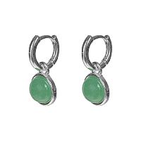 Серьги Fiore Luna GREEN AVENTURINE, LE1114 G/S