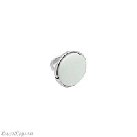 Кольцо Ciclon, Elegance, разъемное, с муранским стеклом, CN-233502 белый