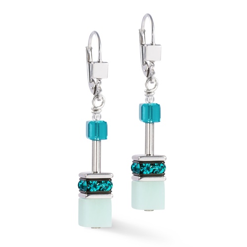 Серьги Coeur de Lion Dark Green-Silver, 4010/20-0548 фото 7