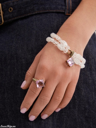 Кольцо Fiore di Firenze AN0588 KUNZITE фото 5